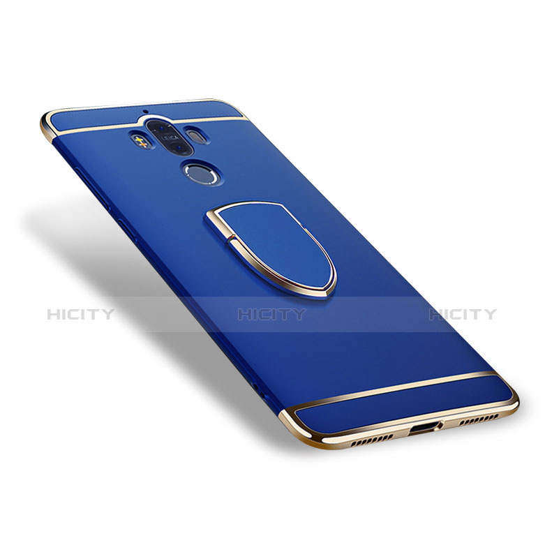 Coque Bumper Luxe Metal et Plastique Etui Housse avec Support Bague Anneau A02 pour Huawei Mate 9 Plus