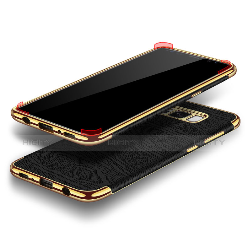 Coque Bumper Luxe Metal et Plastique Etui Housse avec Support Bague Anneau A02 pour Samsung Galaxy S8 Plus Plus