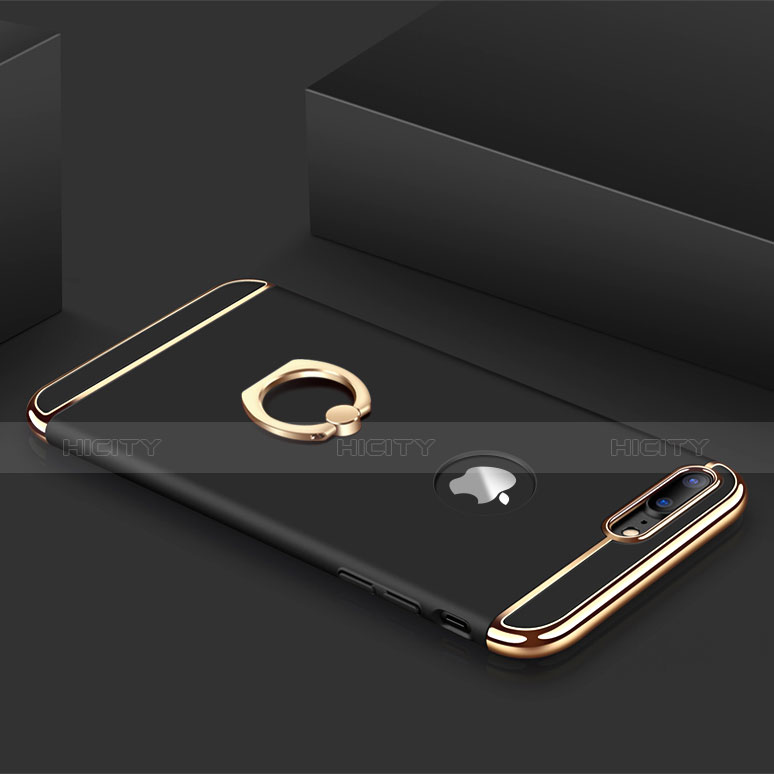 Coque Bumper Luxe Metal et Plastique Etui Housse avec Support Bague Anneau A05 pour Apple iPhone 7 Plus Plus