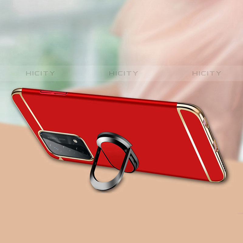 Coque Bumper Luxe Metal et Plastique Etui Housse avec Support Bague Anneau P03 pour Oppo A93 5G Plus