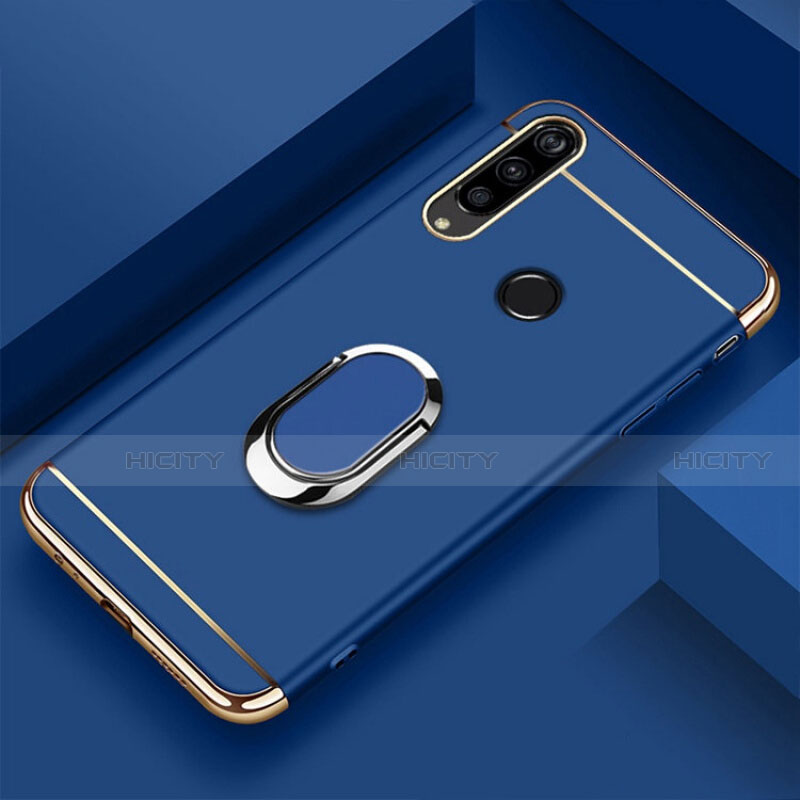 Coque Bumper Luxe Metal et Plastique Etui Housse avec Support Bague Anneau T01 pour Huawei Honor 20 Lite Plus