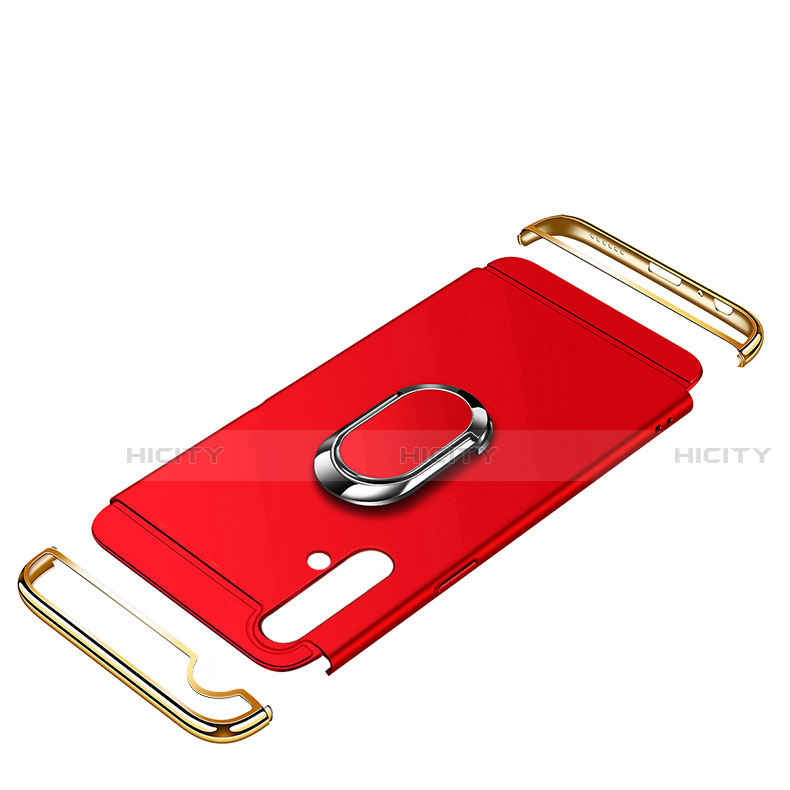 Coque Bumper Luxe Metal et Plastique Etui Housse avec Support Bague Anneau T01 pour Huawei Nova 5 Pro Plus