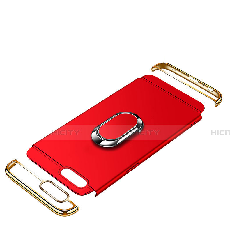 Coque Bumper Luxe Metal et Plastique Etui Housse avec Support Bague Anneau T02 pour Oppo K1 Plus