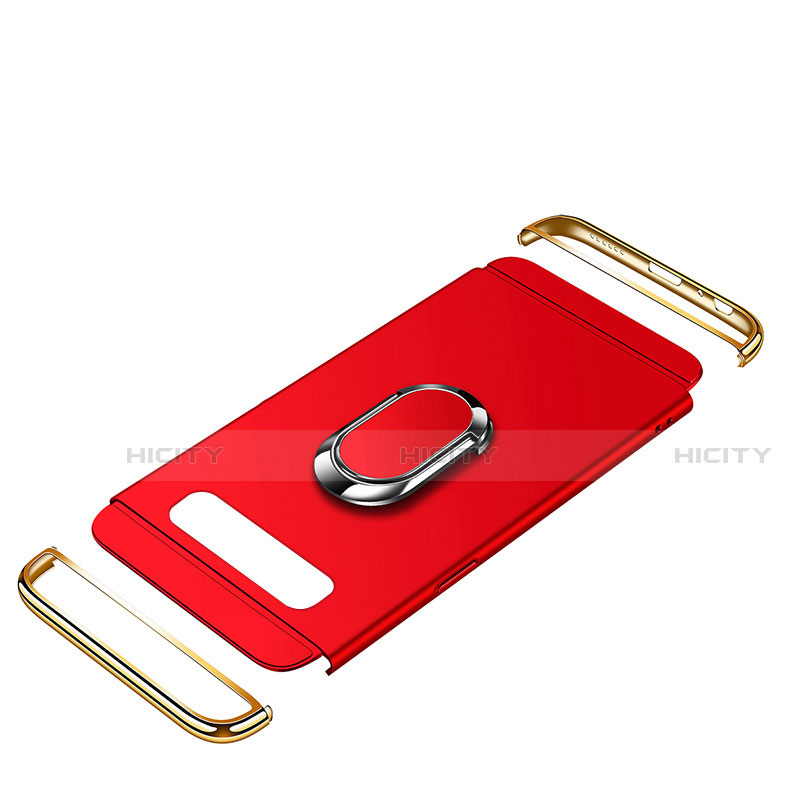 Coque Bumper Luxe Metal et Plastique Etui Housse avec Support Bague Anneau T02 pour Samsung Galaxy S10 5G Plus