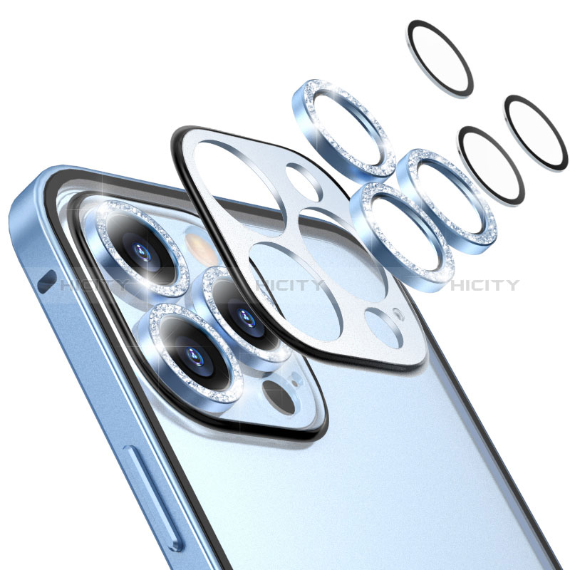 Coque Bumper Luxe Metal et Plastique Etui Housse Bling-Bling LF1 pour Apple iPhone 14 Plus