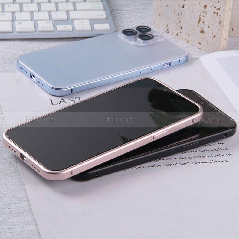 Coque Bumper Luxe Metal et Plastique Etui Housse LF2 pour Apple iPhone 13 Pro Max Plus