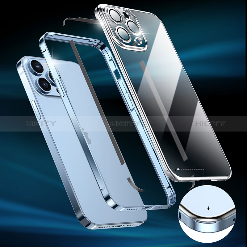 Coque Bumper Luxe Metal et Plastique Etui Housse LF5 pour Apple iPhone 13 Plus