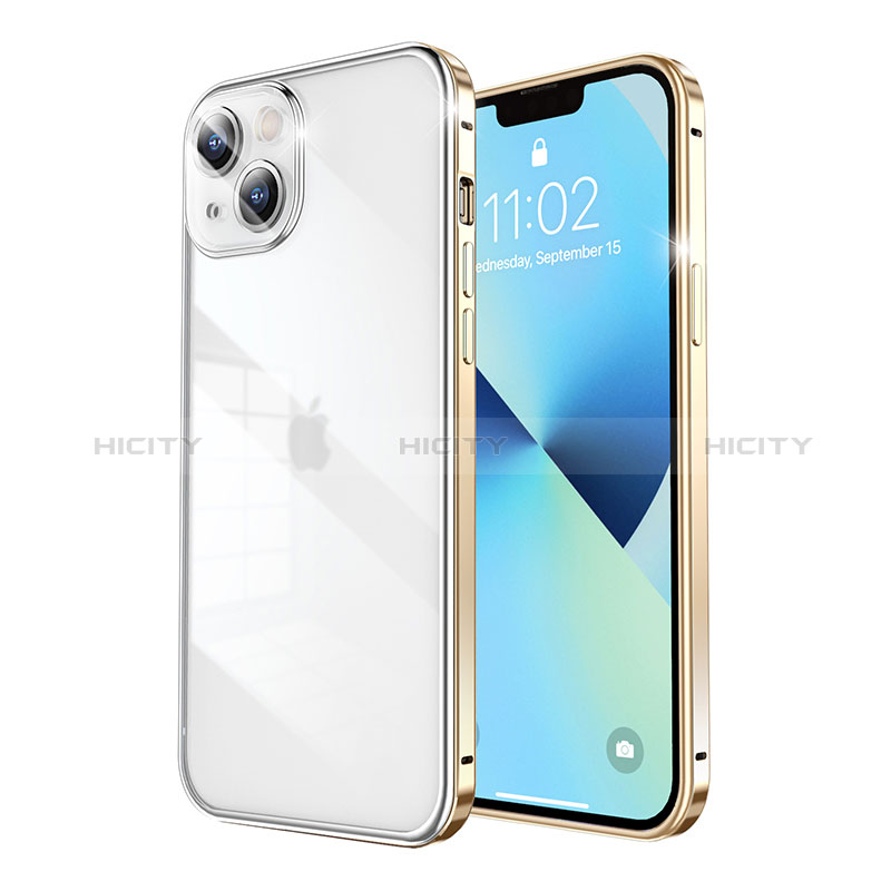 Coque Bumper Luxe Metal et Plastique Etui Housse LF5 pour Apple iPhone 13 Plus