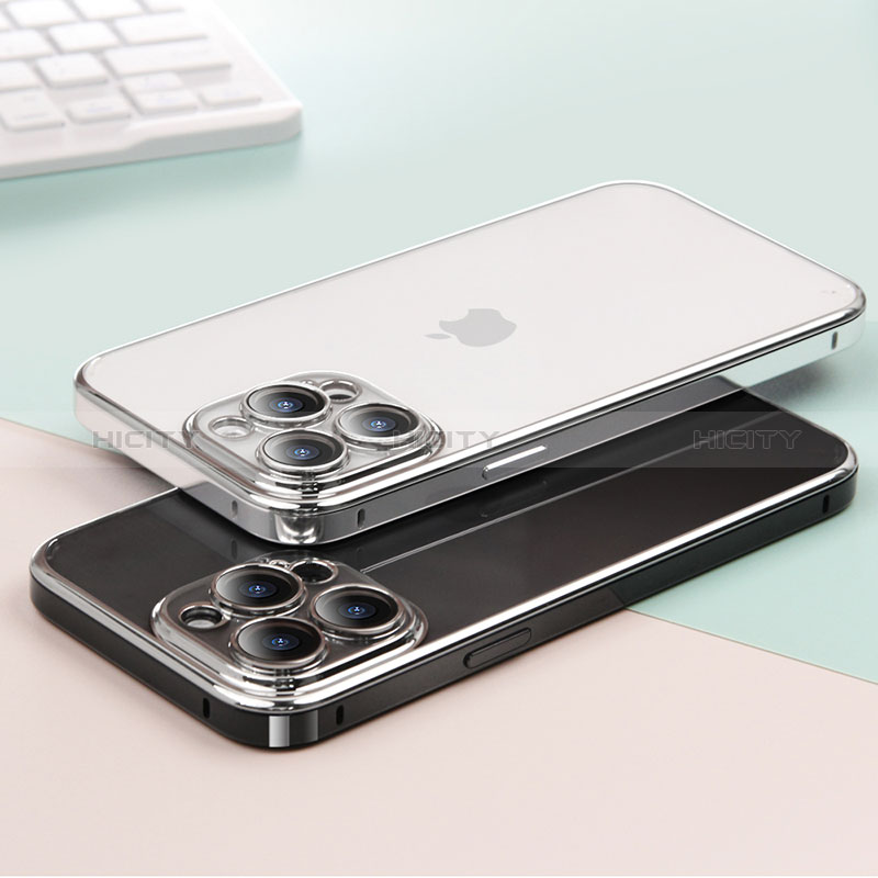 Coque Bumper Luxe Metal et Plastique Etui Housse LF5 pour Apple iPhone 13 Pro Max Plus