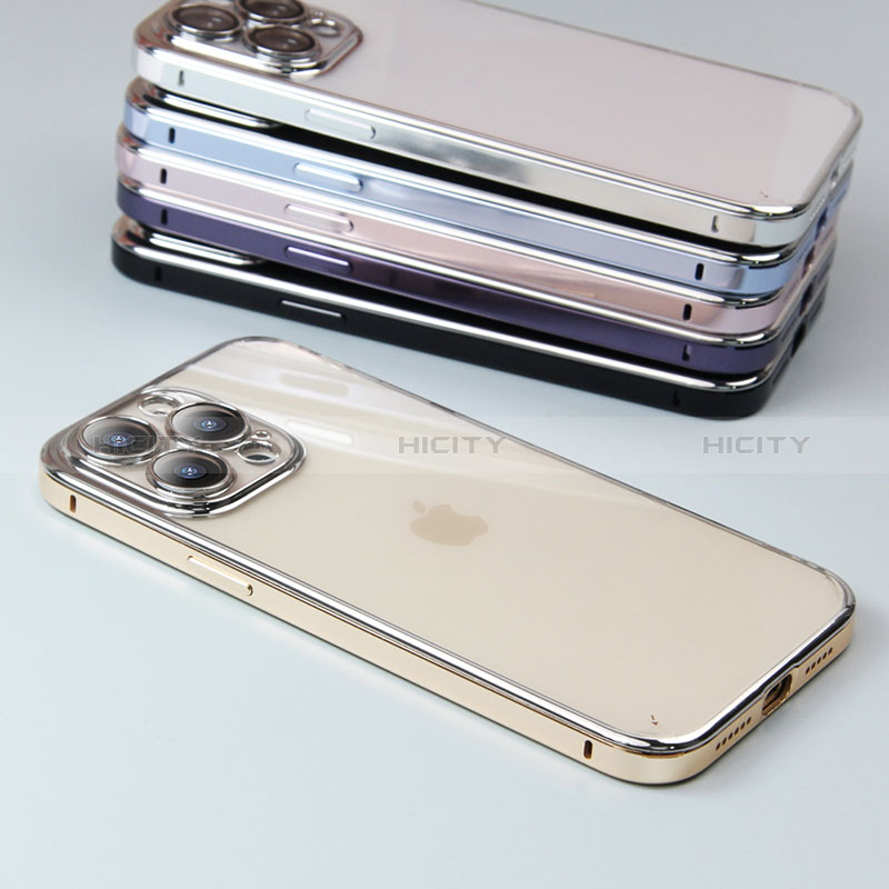 Coque Bumper Luxe Metal et Plastique Etui Housse LF5 pour Apple iPhone 13 Pro Plus