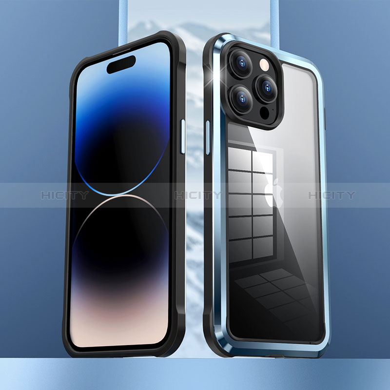 Coque Bumper Luxe Metal et Plastique Etui Housse LF6 pour Apple iPhone 14 Plus Plus