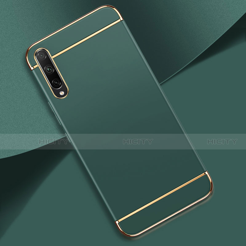 Coque Bumper Luxe Metal et Plastique Etui Housse M01 pour Huawei Enjoy 10S Vert Plus