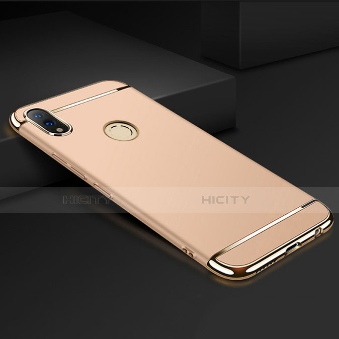 Coque Bumper Luxe Metal et Plastique Etui Housse M01 pour Huawei Honor 8X Or Plus