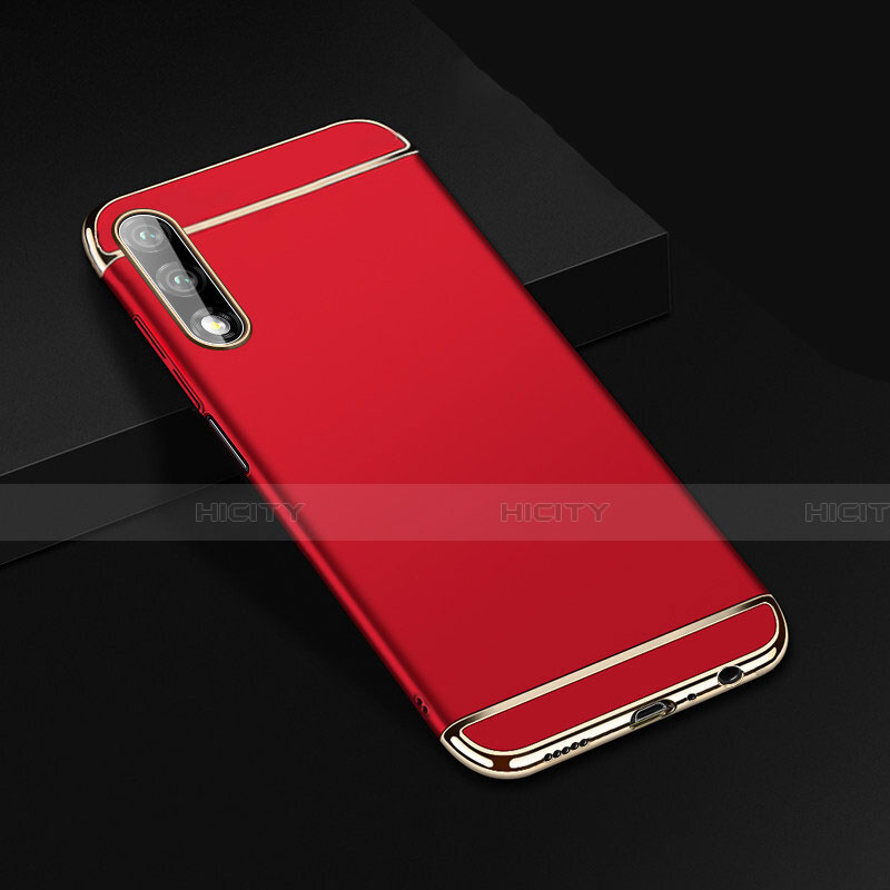 Coque Bumper Luxe Metal et Plastique Etui Housse M01 pour Huawei Honor 9X Rouge Plus