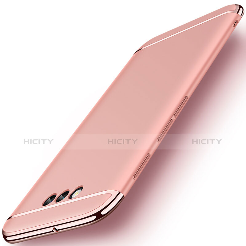 Coque Bumper Luxe Metal et Plastique Etui Housse M01 pour Huawei Honor Magic Or Rose Plus