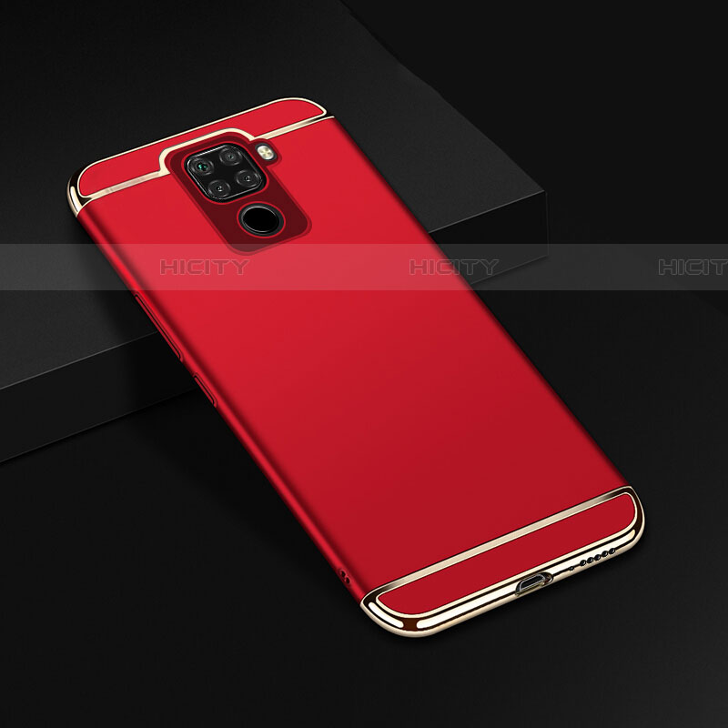 Coque Bumper Luxe Metal et Plastique Etui Housse M01 pour Huawei Mate 30 Lite Rouge Plus