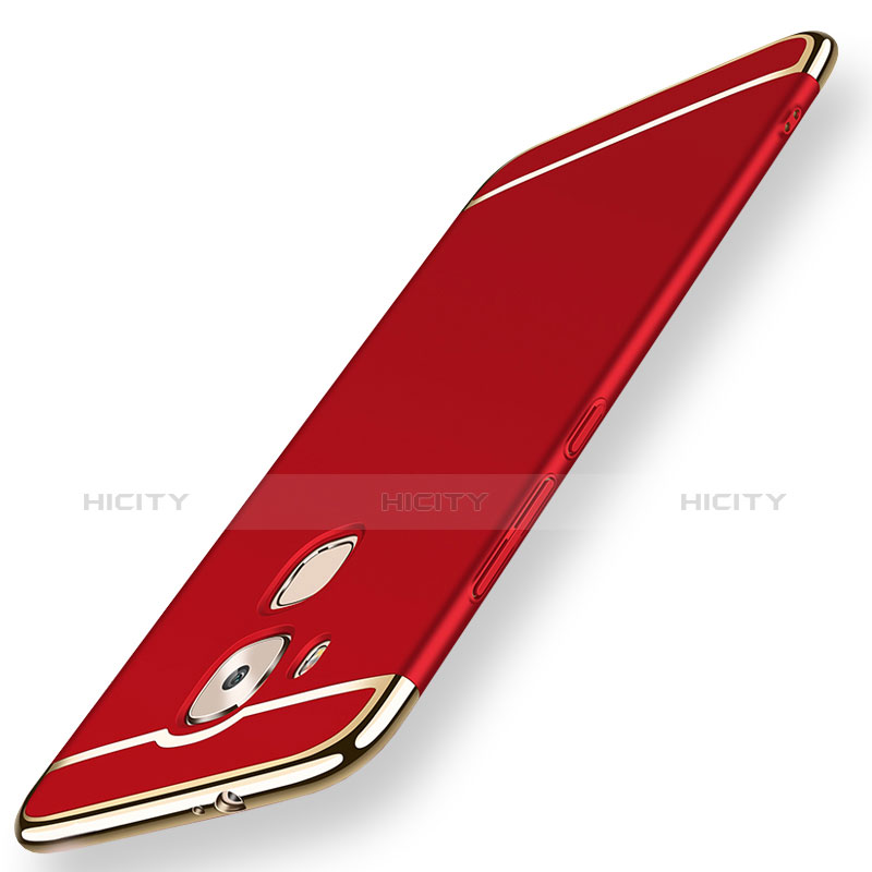 Coque Bumper Luxe Metal et Plastique Etui Housse M01 pour Huawei Mate 7 Rouge Plus