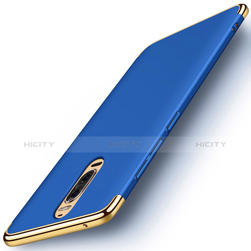 Coque Bumper Luxe Metal et Plastique Etui Housse M01 pour Huawei Mate 9 Pro Bleu Plus