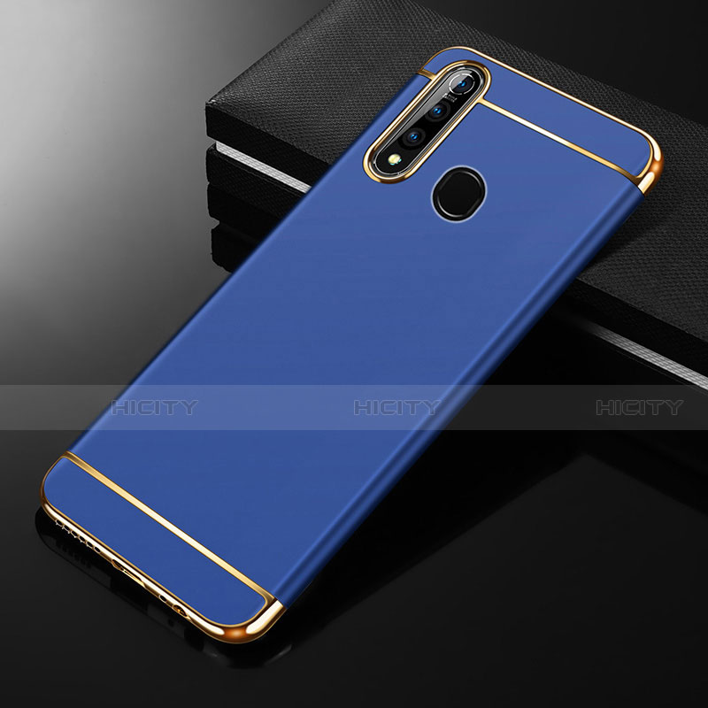 Coque Bumper Luxe Metal et Plastique Etui Housse M01 pour Oppo A31 Bleu Plus