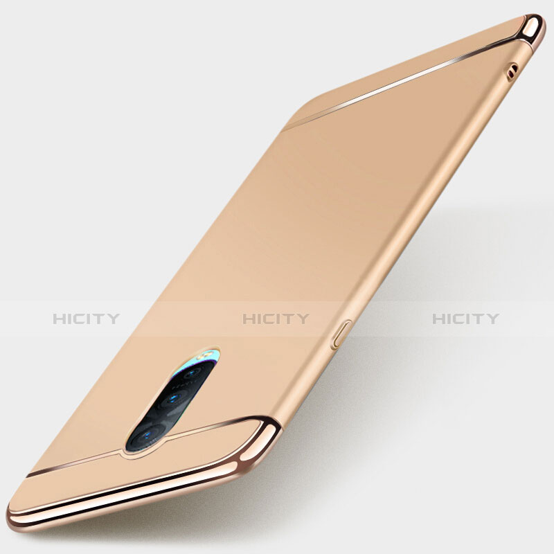 Coque Bumper Luxe Metal et Plastique Etui Housse M01 pour Oppo R17 Pro Or Plus