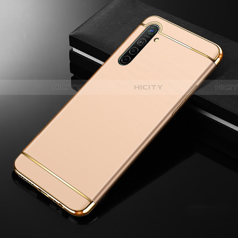 Coque Bumper Luxe Metal et Plastique Etui Housse M01 pour Realme XT Or Plus