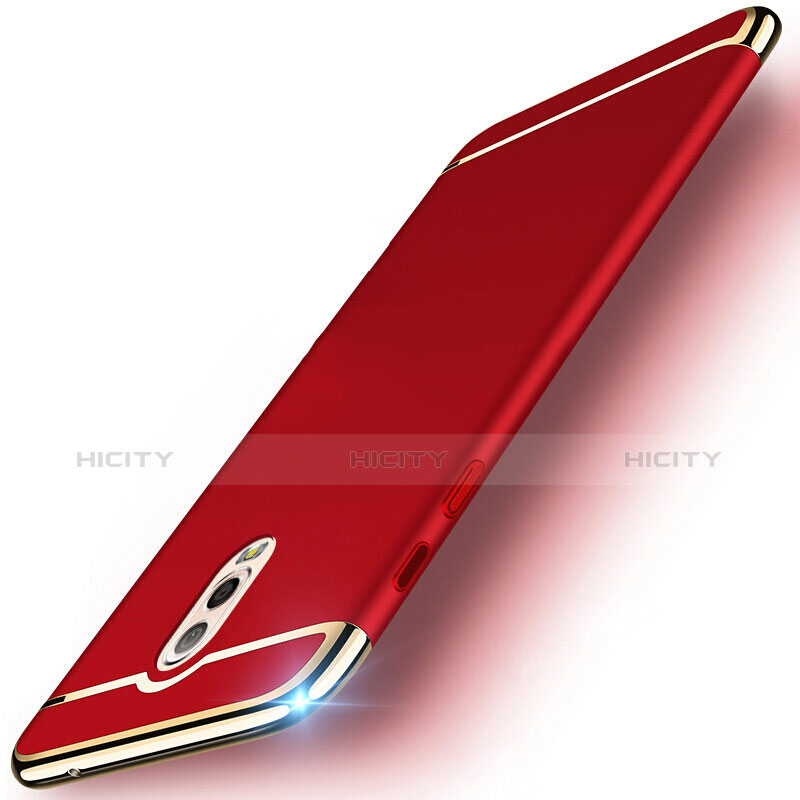 Coque Bumper Luxe Metal et Plastique Etui Housse M01 pour Samsung Galaxy C8 C710F Rouge Plus