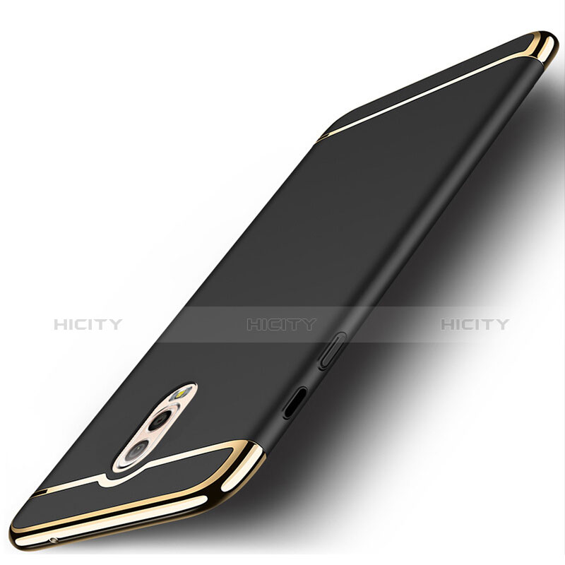 Coque Bumper Luxe Metal et Plastique Etui Housse M01 pour Samsung Galaxy J7 Plus Noir Plus