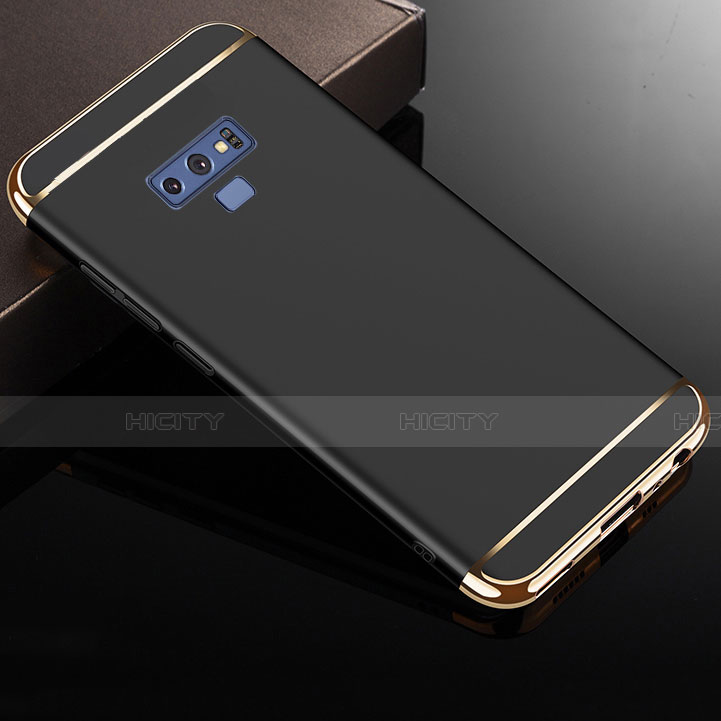 Coque Bumper Luxe Metal et Plastique Etui Housse M01 pour Samsung Galaxy Note 9 Noir Plus