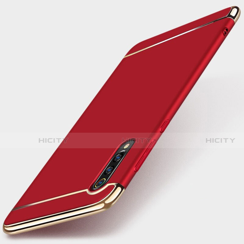 Coque Bumper Luxe Metal et Plastique Etui Housse M01 pour Xiaomi Mi 9 Lite Rouge Plus