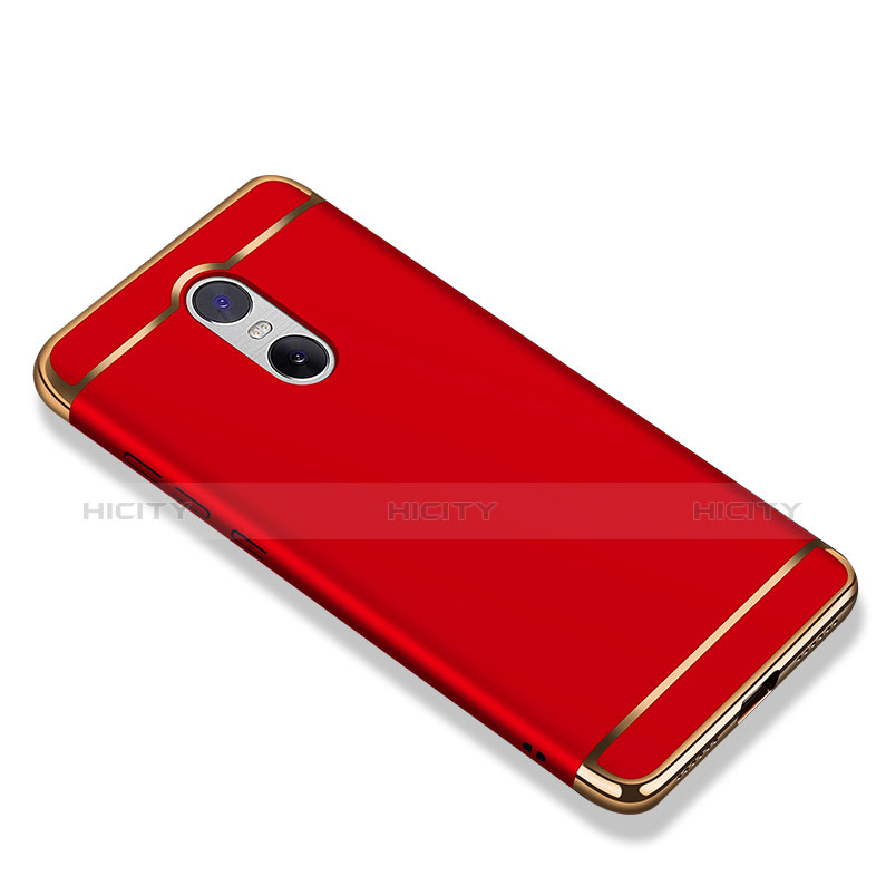 Coque Bumper Luxe Metal et Plastique Etui Housse M01 pour Xiaomi Redmi Note 4 Rouge Plus