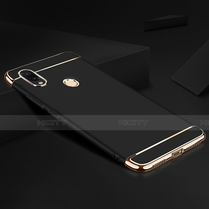 Coque Bumper Luxe Metal et Plastique Etui Housse M01 pour Xiaomi Redmi Note 7 Pro Noir Plus