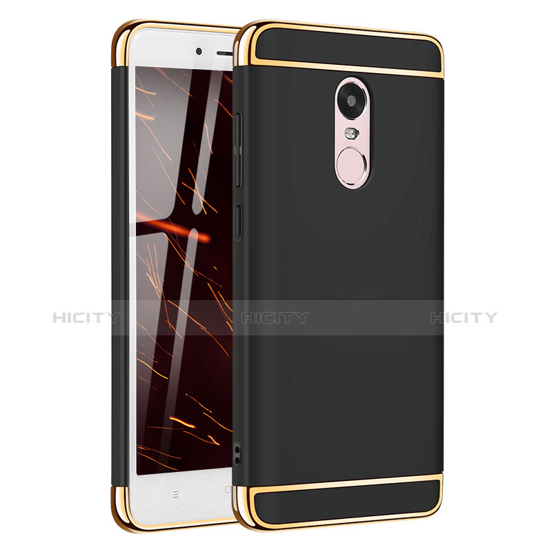 Coque Bumper Luxe Metal et Plastique Etui Housse M02 pour Xiaomi Redmi Note 4X High Edition Noir Plus