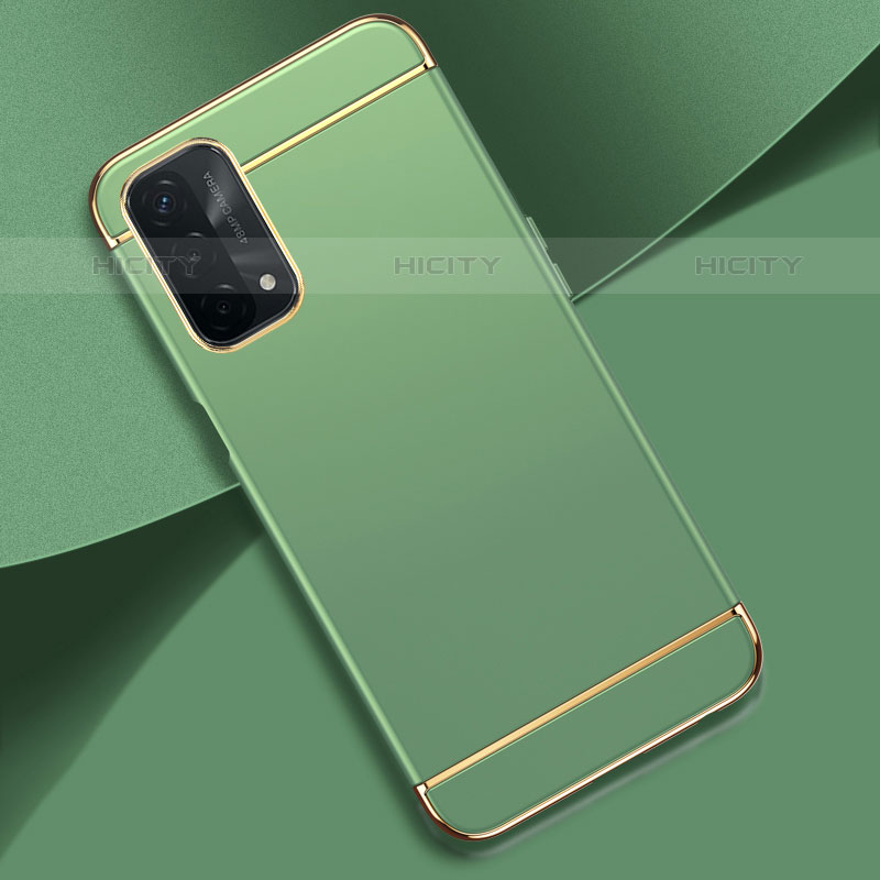 Coque Bumper Luxe Metal et Plastique Etui Housse P02 pour OnePlus Nord N200 5G Pastel Vert Plus