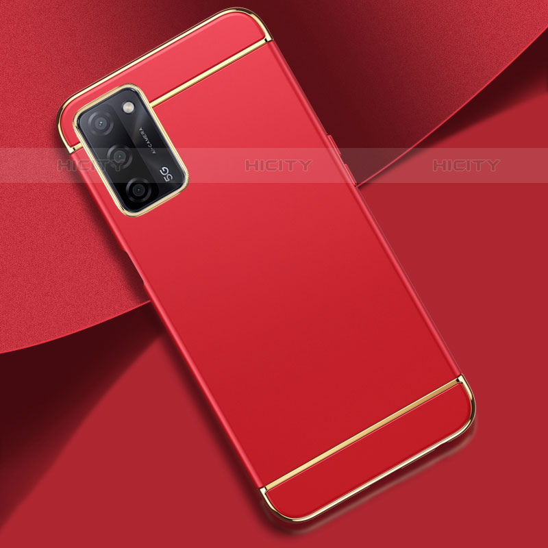 Coque Bumper Luxe Metal et Plastique Etui Housse P02 pour Oppo A53s 5G Rouge Plus