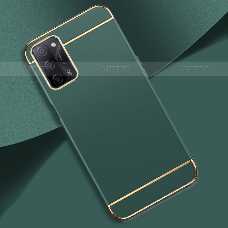 Coque Bumper Luxe Metal et Plastique Etui Housse P02 pour Oppo A53s 5G Vert Nuit Plus