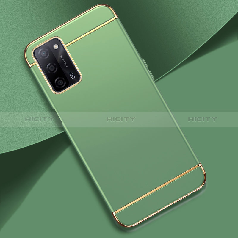 Coque Bumper Luxe Metal et Plastique Etui Housse P02 pour Oppo A56 5G Pastel Vert Plus