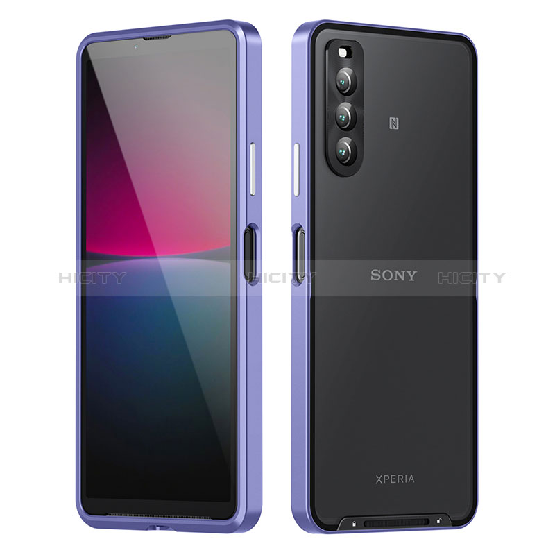 Coque Bumper Luxe Metal et Plastique Etui Housse pour Sony Xperia 10 IV Plus