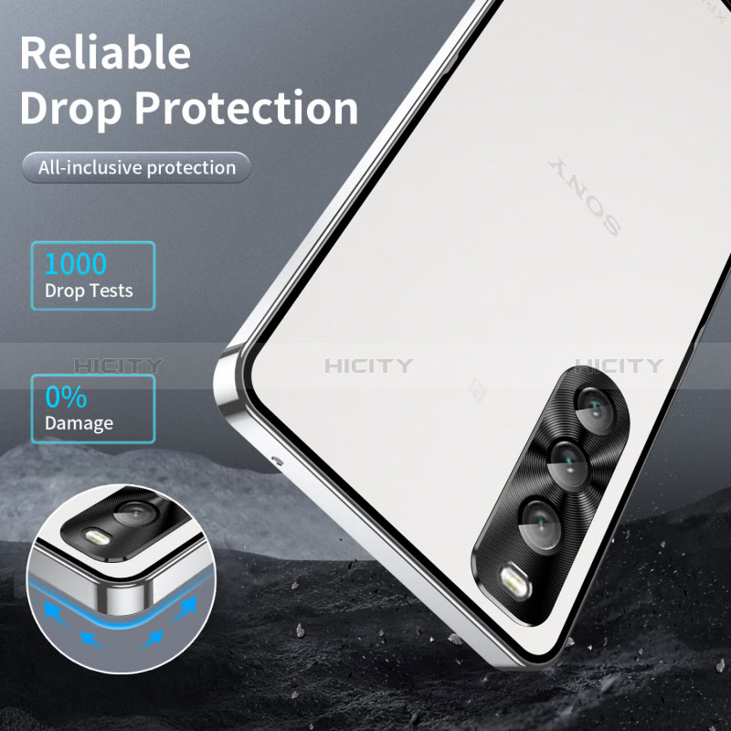 Coque Bumper Luxe Metal et Plastique Etui Housse pour Sony Xperia 10 V Plus