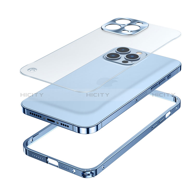 Coque Bumper Luxe Metal et Plastique Etui Housse QC1 pour Apple iPhone 14 Pro Max Plus