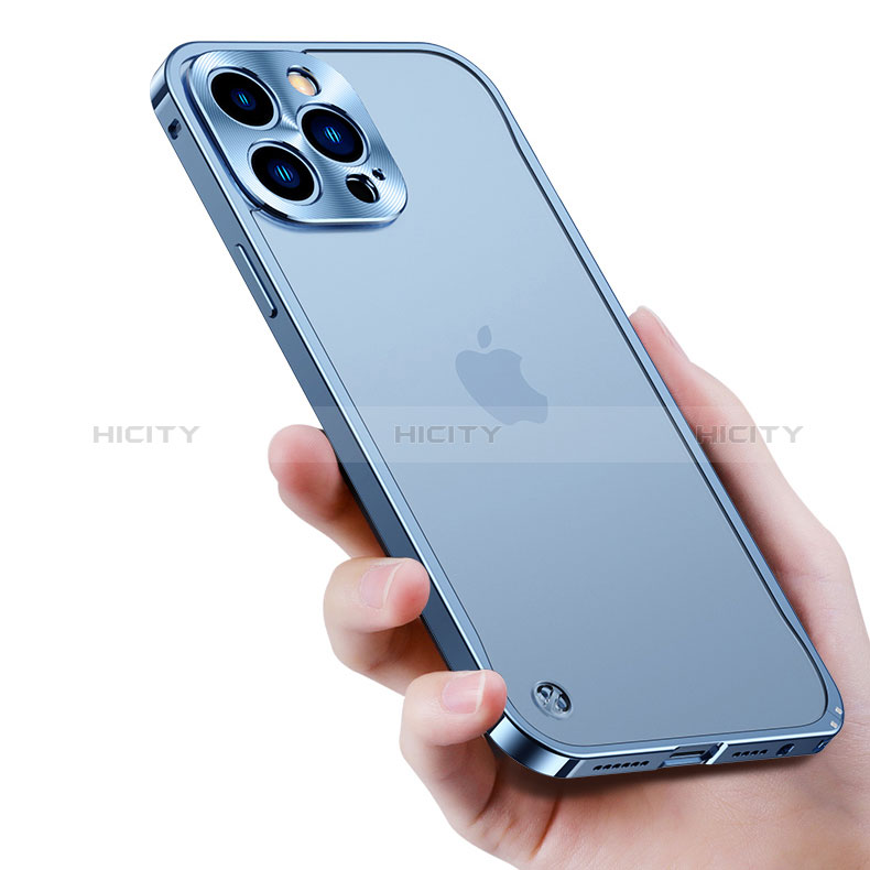 Coque Bumper Luxe Metal et Plastique Etui Housse QC1 pour Apple iPhone 14 Pro Plus