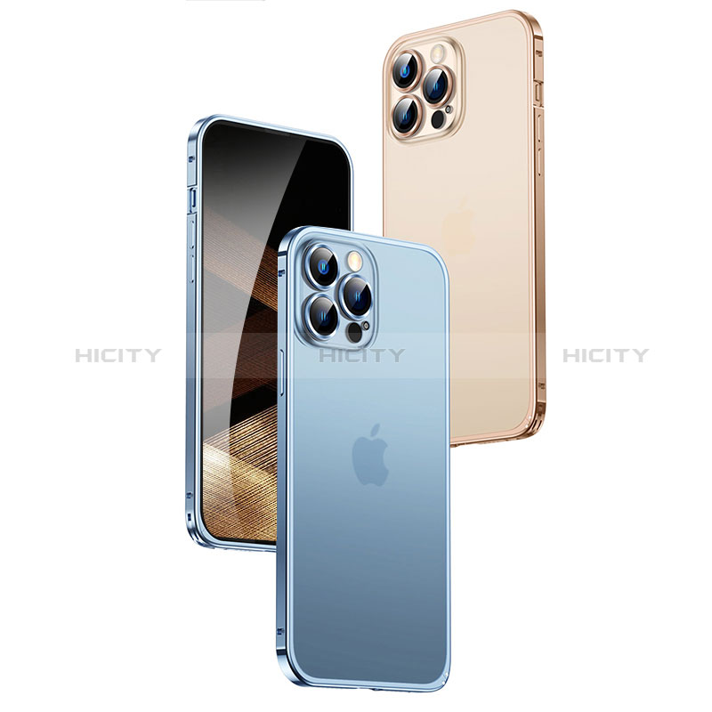 Coque Bumper Luxe Metal et Plastique Etui Housse QC3 pour Apple iPhone 15 Plus Plus