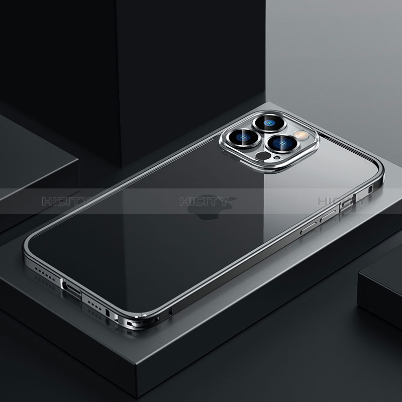 Coque Bumper Luxe Metal et Plastique Etui Housse QC4 pour Apple iPhone 13 Pro Max Plus