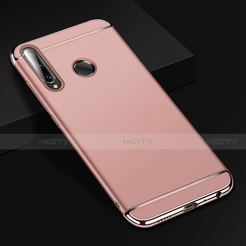 Coque Bumper Luxe Metal et Plastique Etui Housse T01 pour Huawei Honor 20 Lite Or Rose Plus