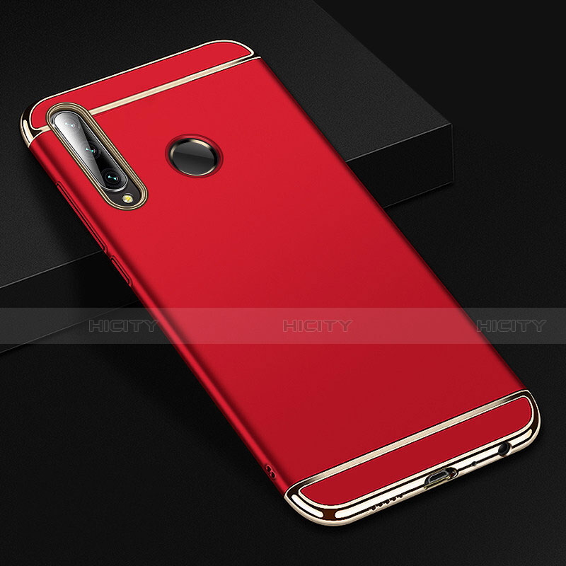 Coque Bumper Luxe Metal et Plastique Etui Housse T01 pour Huawei Honor 20 Lite Rouge Plus