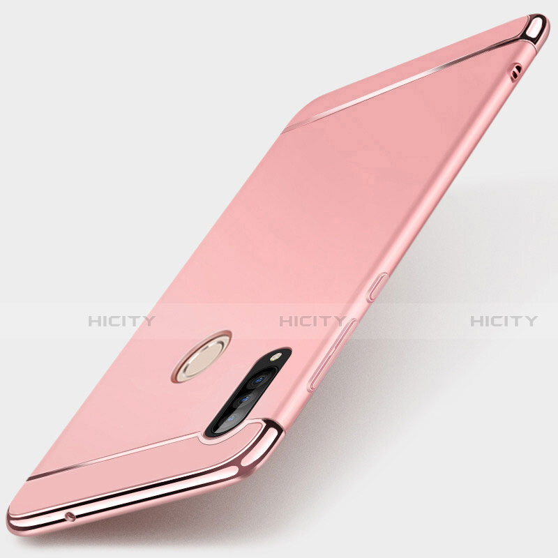 Coque Bumper Luxe Metal et Plastique Etui Housse T01 pour Huawei Nova 4e Or Rose Plus