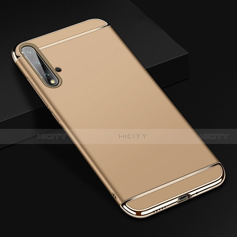 Coque Bumper Luxe Metal et Plastique Etui Housse T01 pour Huawei Nova 5 Or Plus