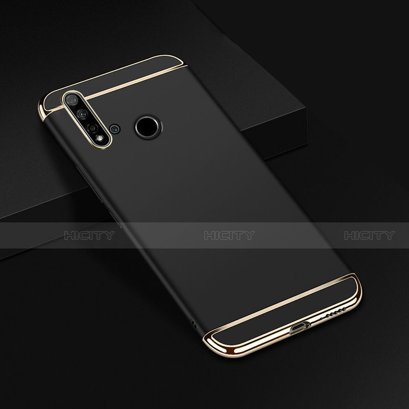 Coque Bumper Luxe Metal et Plastique Etui Housse T01 pour Huawei Nova 5i Noir Plus