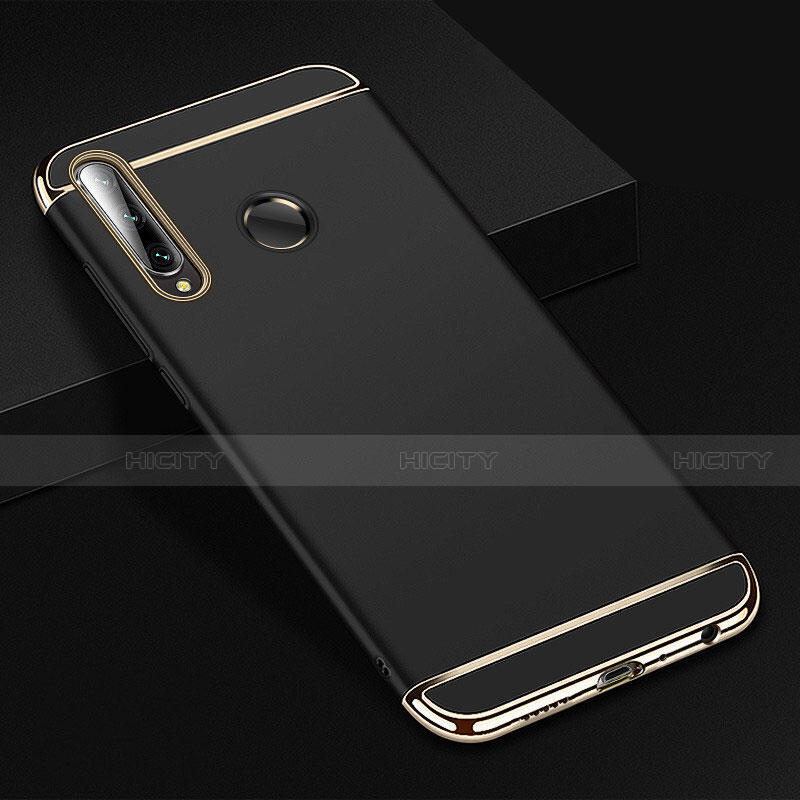 Coque Bumper Luxe Metal et Plastique Etui Housse T01 pour Huawei P Smart+ Plus (2019) Noir Plus