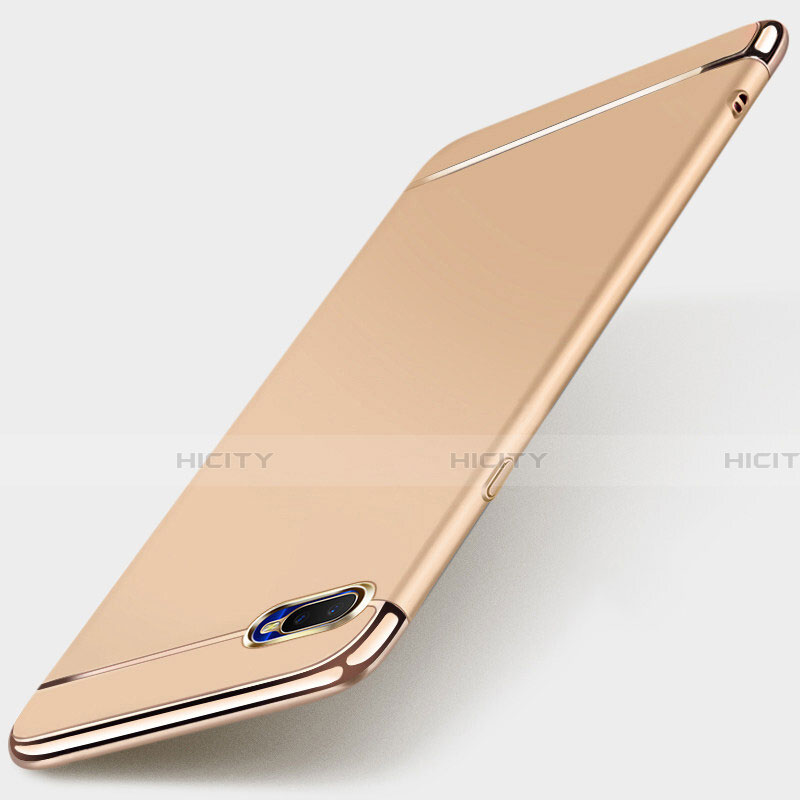 Coque Bumper Luxe Metal et Plastique Etui Housse T01 pour Oppo R15X Or Plus