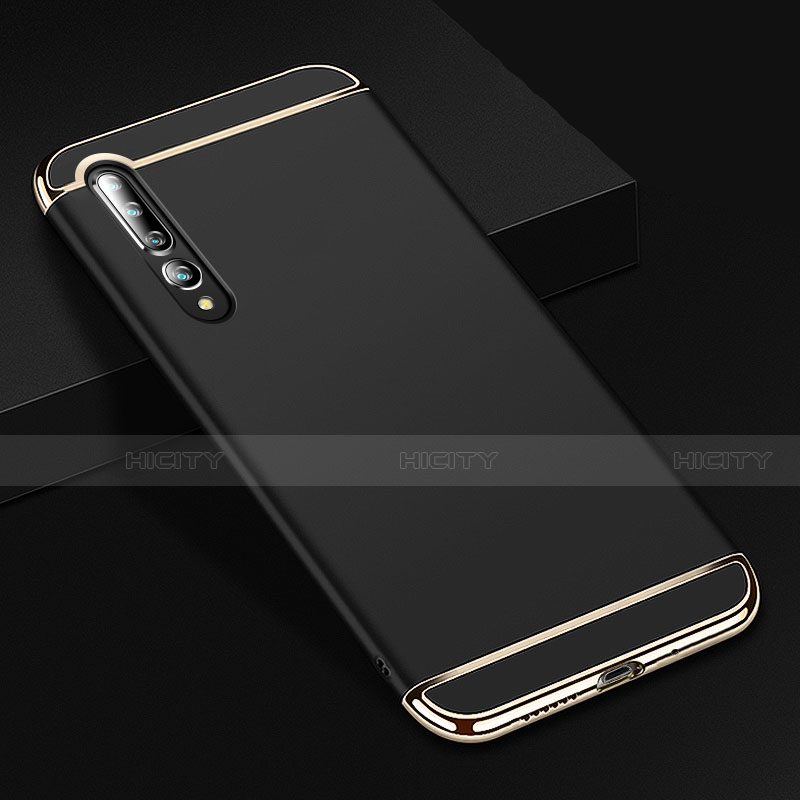 Coque Bumper Luxe Metal et Plastique Etui Housse T02 pour Xiaomi Mi 10 Pro Noir Plus